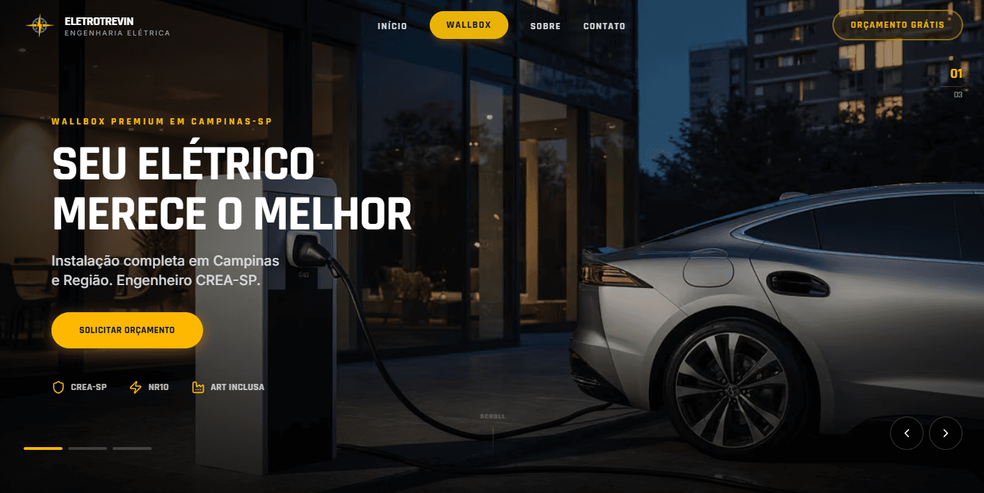 Estratégia SEO para Eletrotrevin Engenharia