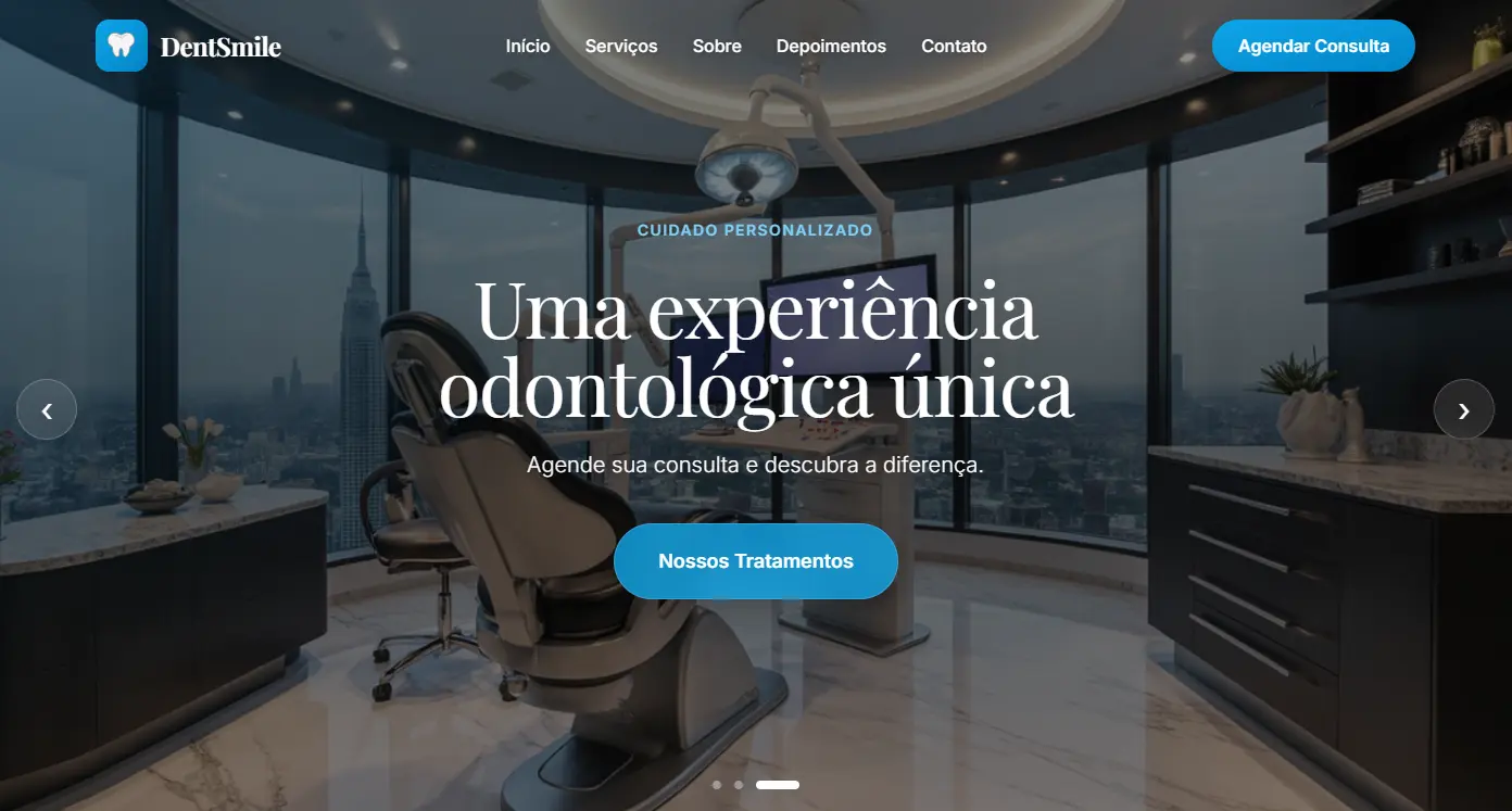 Template DentSmile - Saúde & Odontologia