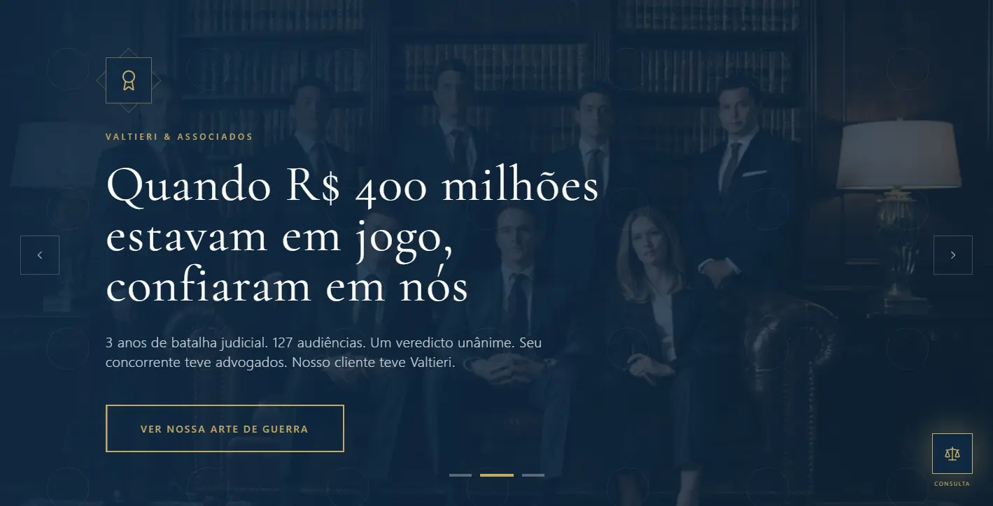 Template Valtier & Associados - Advocacia